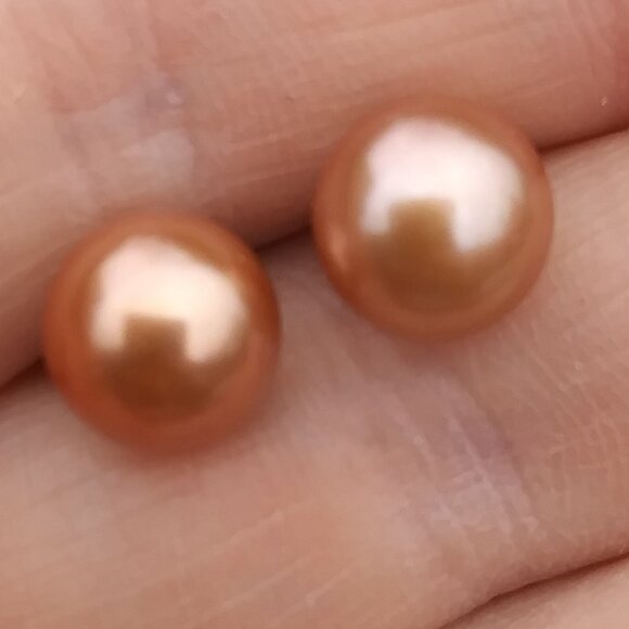 Honora Cultured Pearl Sterling Silver Earrings with original box - Picture 13 of 16